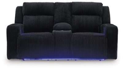 Forest Lake Power Reclining Loveseat with Console - US Furniture & Mattress (Waterbury,CT)*