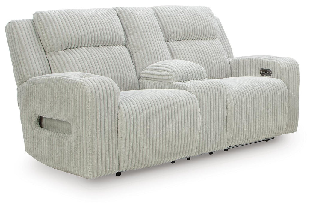 Forest Lake Power Reclining Loveseat with Console - US Furniture & Mattress (Waterbury,CT)*