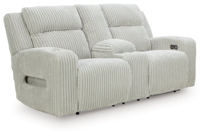 Forest Lake Power Reclining Loveseat with Console - US Furniture & Mattress (Waterbury,CT)*
