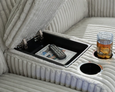 Forest Lake Power Reclining Loveseat with Console - US Furniture & Mattress (Waterbury,CT)*