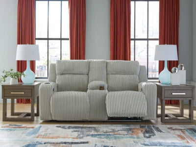 Forest Lake Power Reclining Loveseat with Console - US Furniture & Mattress (Waterbury,CT)*
