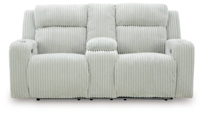 Forest Lake Power Reclining Loveseat with Console - US Furniture & Mattress (Waterbury,CT)*