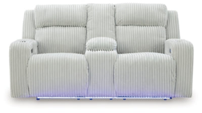 Forest Lake Power Reclining Loveseat with Console - US Furniture & Mattress (Waterbury,CT)*