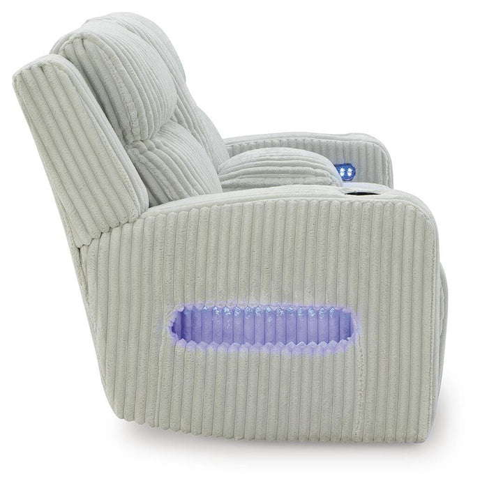 Forest Lake Power Reclining Loveseat with Console - US Furniture & Mattress (Waterbury,CT)*