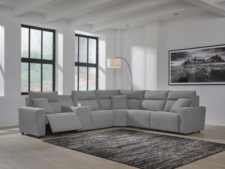 Modmax Reclining Sectional with Console - US Furniture & Mattress (Waterbury,CT)*