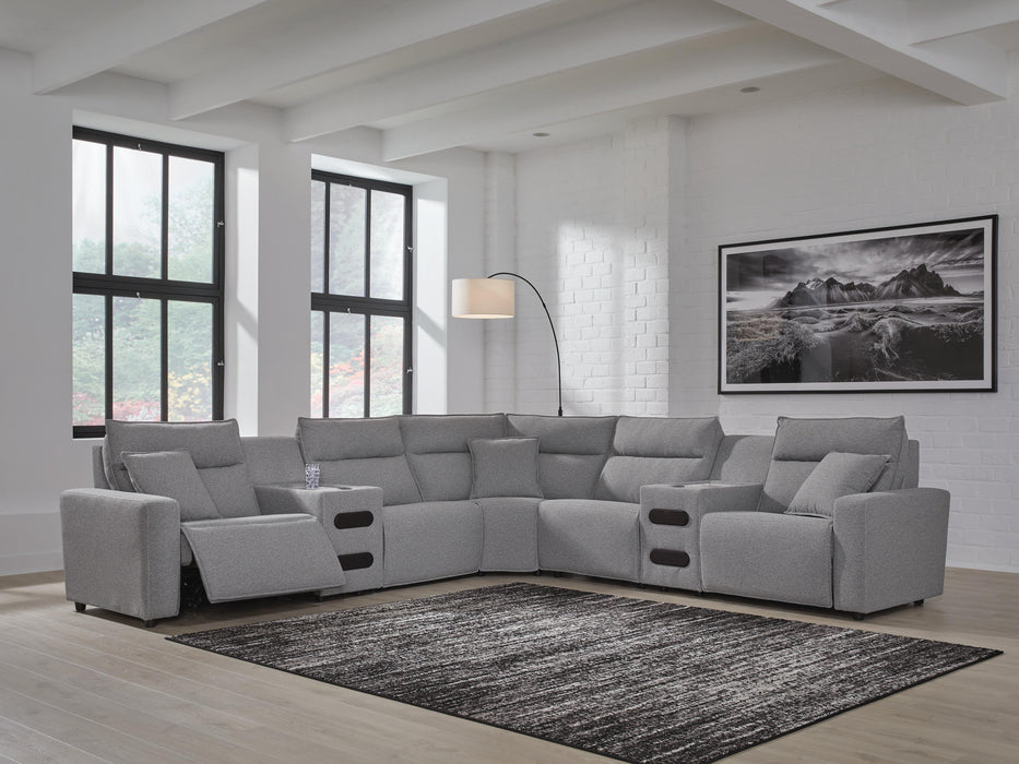 Modmax II Power Reclining Sectional with Audio Consoles - US Furniture & Mattress (Waterbury,CT)*
