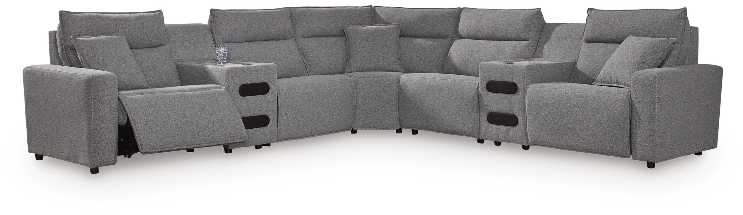 Modmax Power Reclining Sectional with Chaise - US Furniture & Mattress (Waterbury,CT)*