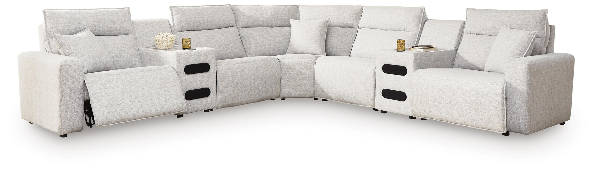Modmax II Power Reclining Sectional with Audio Consoles - US Furniture & Mattress (Waterbury,CT)*