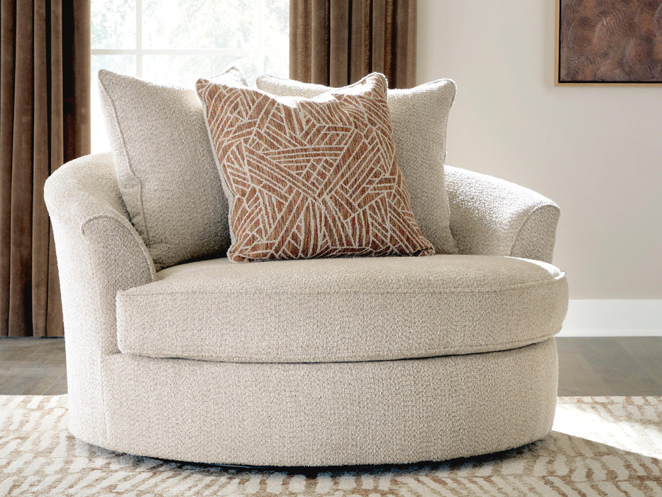 Steelwater Retreat Oversized Swivel Accent Chair - US Furniture & Mattress (Waterbury,CT)*