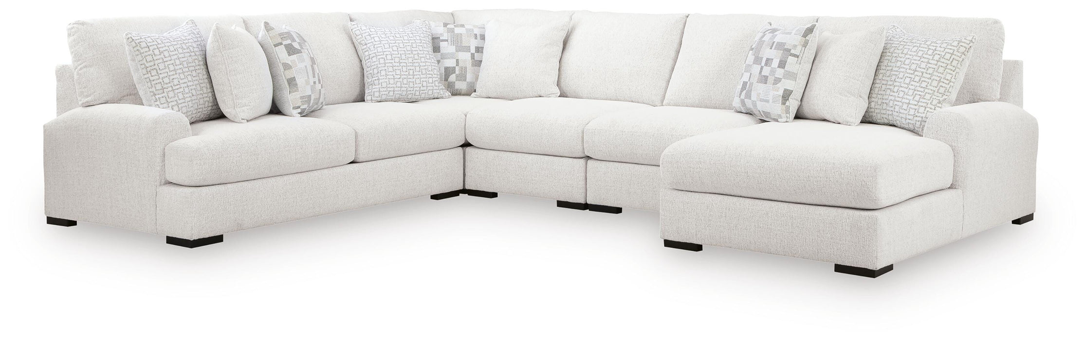 Misty-Lakes Sectional with Chaise - US Furniture & Mattress (Waterbury,CT)*