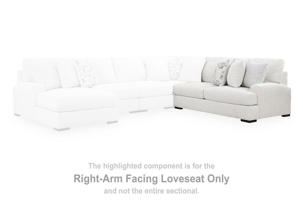 Misty-Lakes Sectional with Chaise - US Furniture & Mattress (Waterbury,CT)*