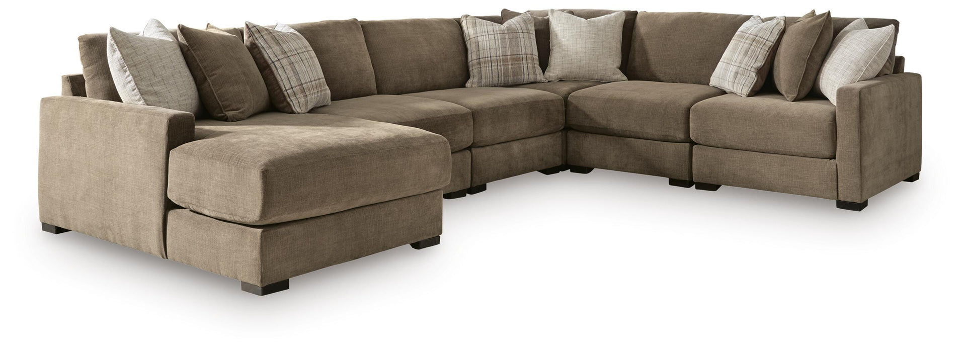 Camellia-Court Sectional with Chaise - US Furniture & Mattress (Waterbury,CT)*