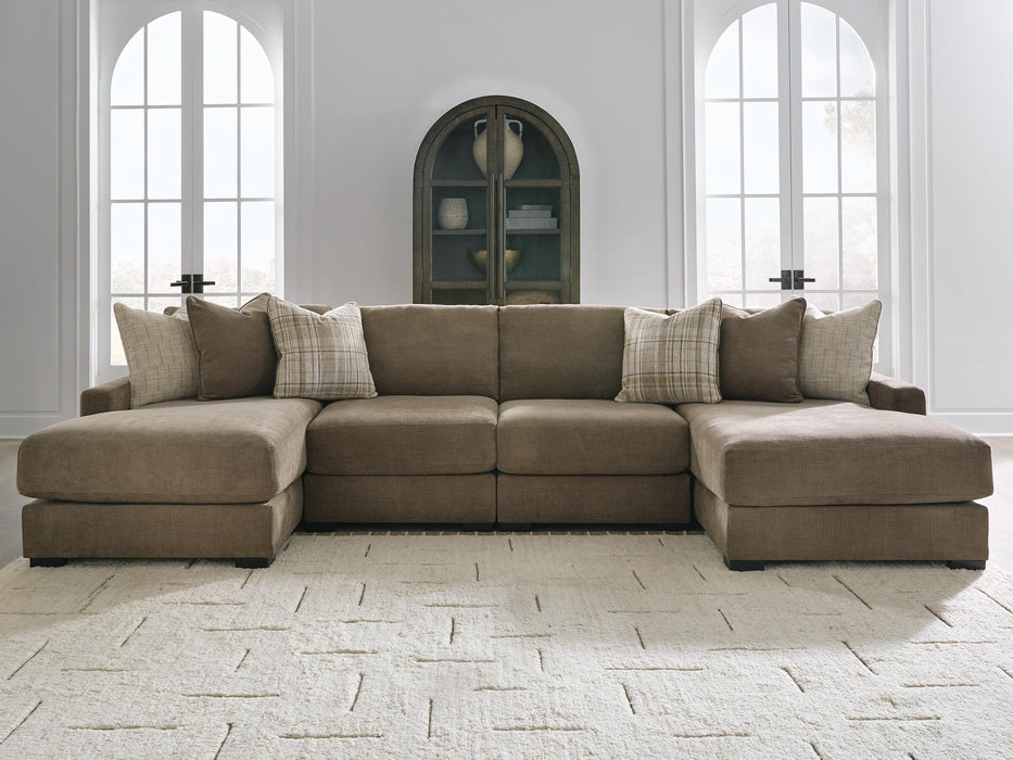 Camellia-Court Double Chaise Sectional - US Furniture & Mattress (Waterbury,CT)*