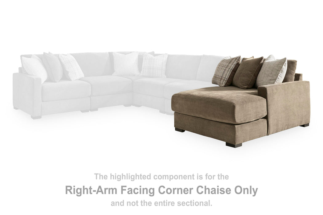 Camellia-Court Sectional with Chaise - US Furniture & Mattress (Waterbury,CT)*