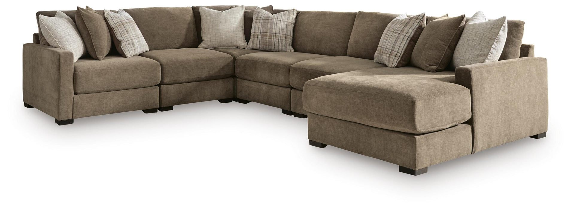 Camellia-Court Sectional with Chaise - US Furniture & Mattress (Waterbury,CT)*