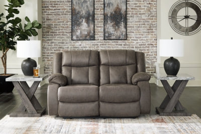 First Base Reclining Loveseat - US Furniture & Mattress (Waterbury,CT)*