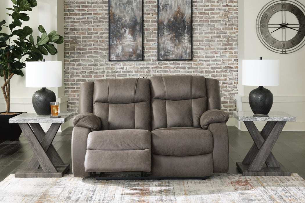 First Base Reclining Loveseat - US Furniture & Mattress (Waterbury,CT)*