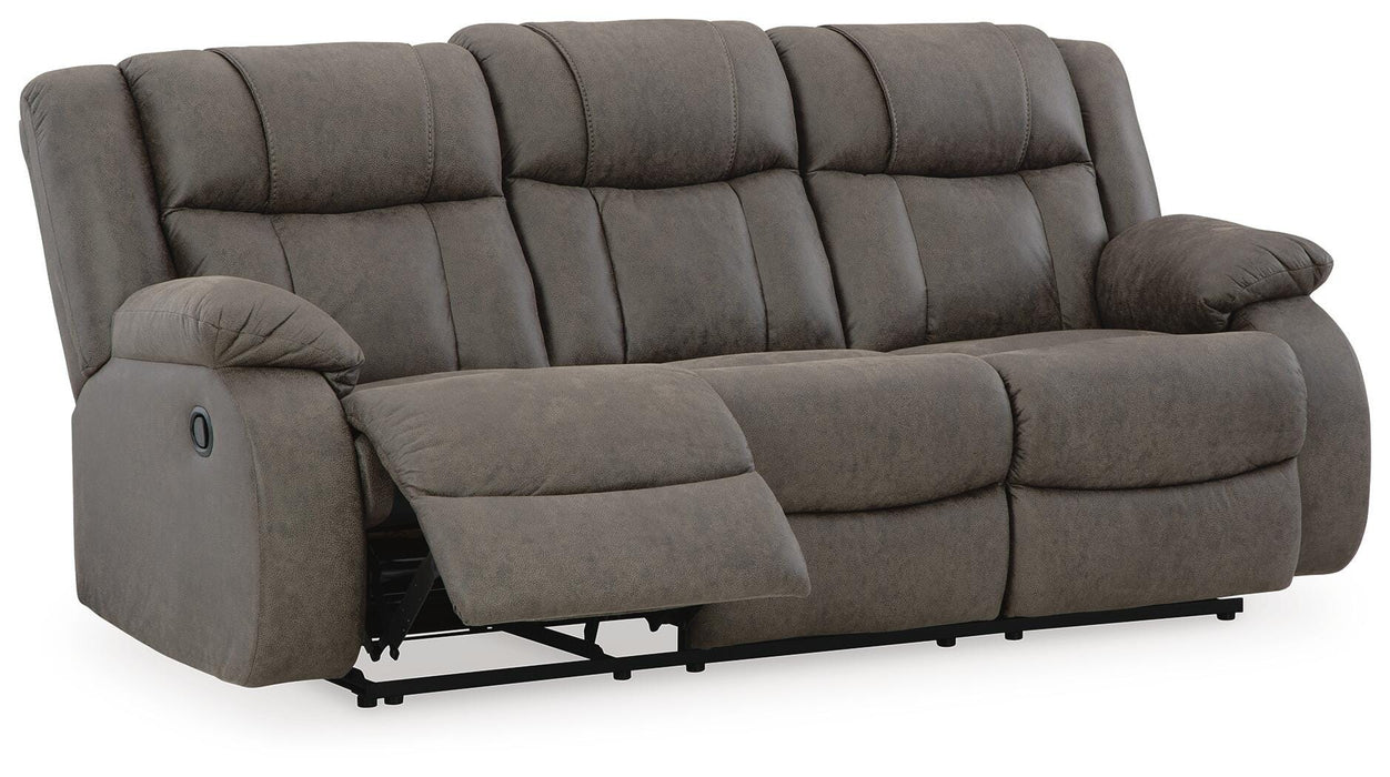 First Base Reclining Sofa - US Furniture & Mattress (Waterbury,CT)*