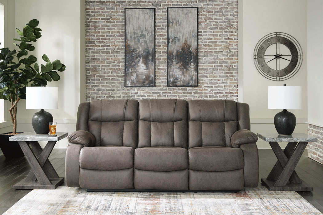 First Base Reclining Sofa - US Furniture & Mattress (Waterbury,CT)*