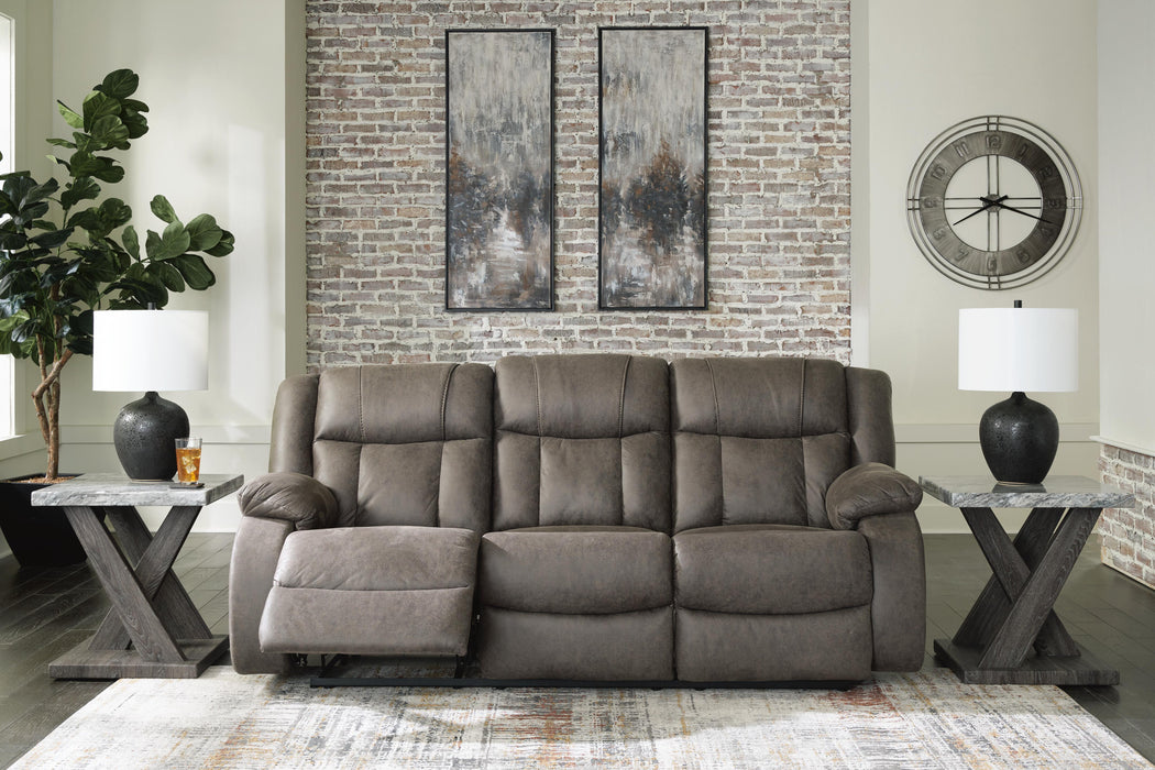 First Base Reclining Sofa - US Furniture & Mattress (Waterbury,CT)*