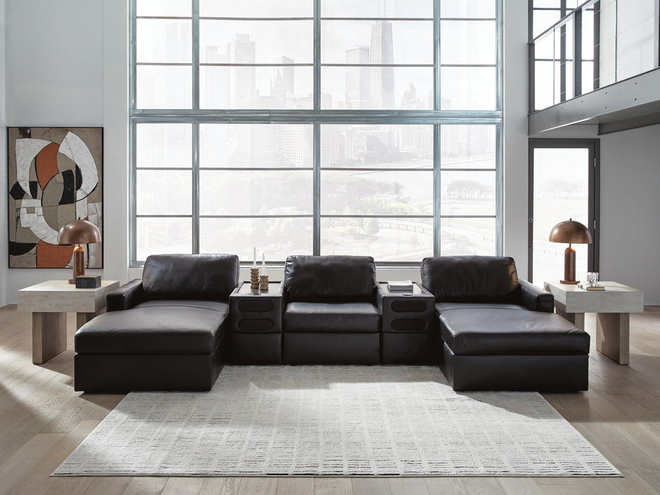 Modmax II Double Chaise Sectional with Audio Consoles - US Furniture & Mattress (Waterbury,CT)*