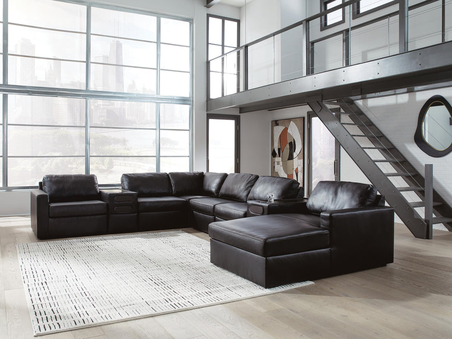 Modmax II Sectional with Chaise and Audio Consoles - US Furniture & Mattress (Waterbury,CT)*