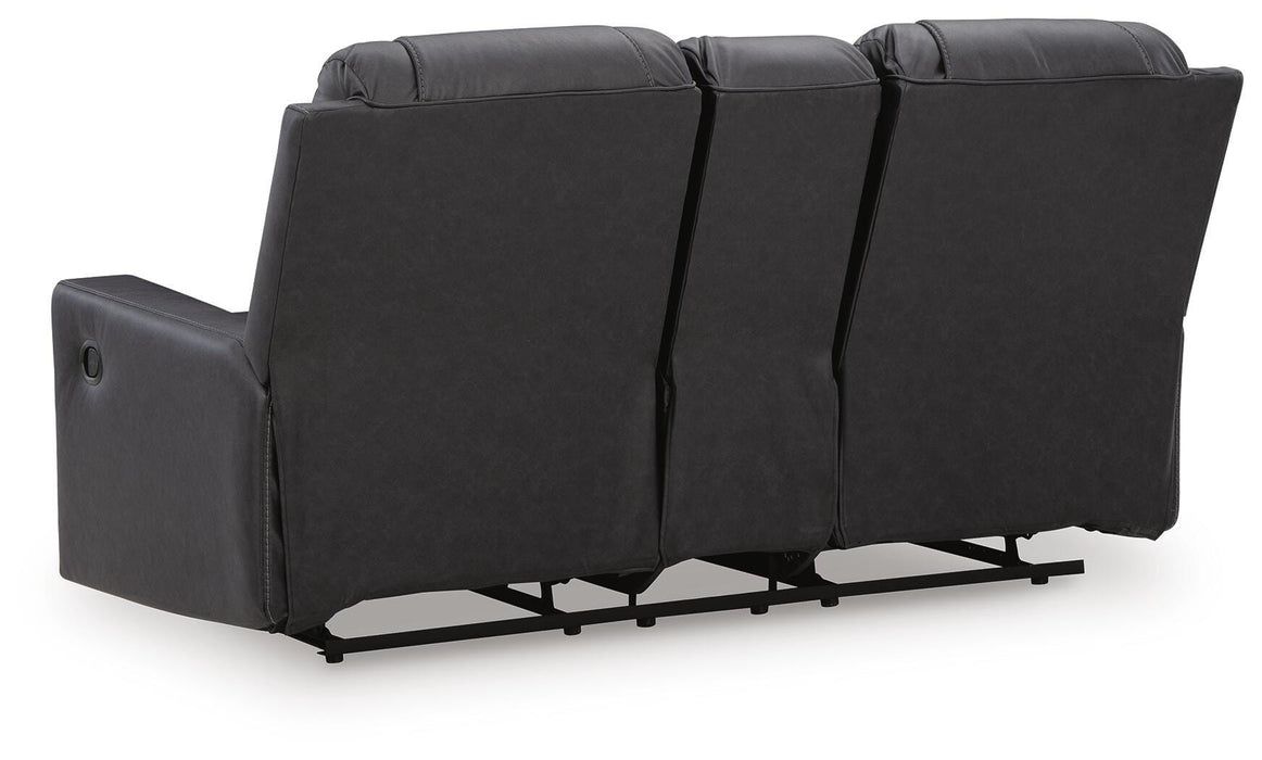 Mackmenville Reclining Loveseat with Console - US Furniture & Mattress (Waterbury,CT)*