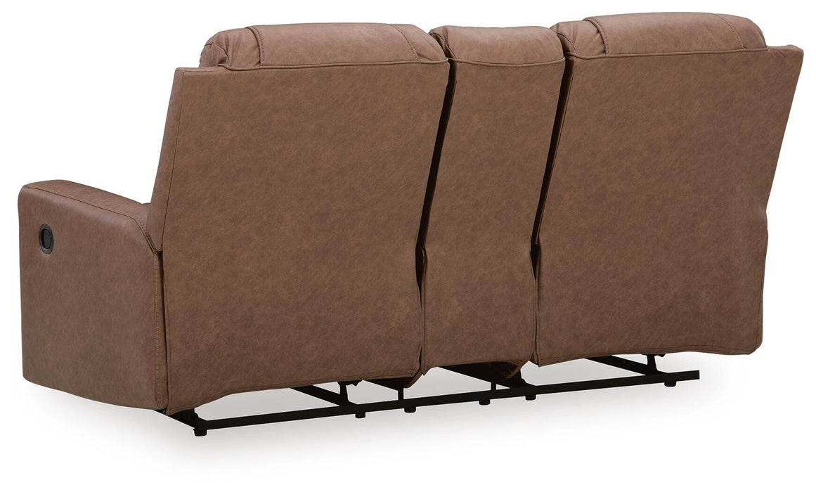 Mackmenville Reclining Loveseat with Console - US Furniture & Mattress (Waterbury,CT)*