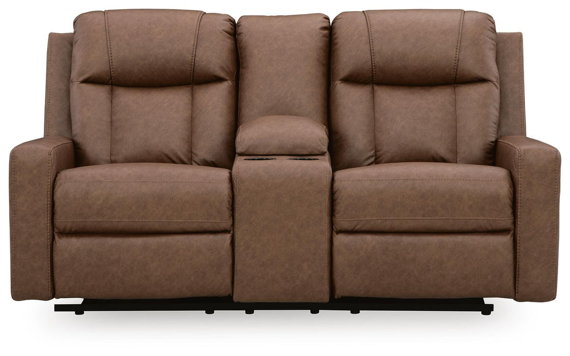 Mackmenville Reclining Loveseat with Console - US Furniture & Mattress (Waterbury,CT)*