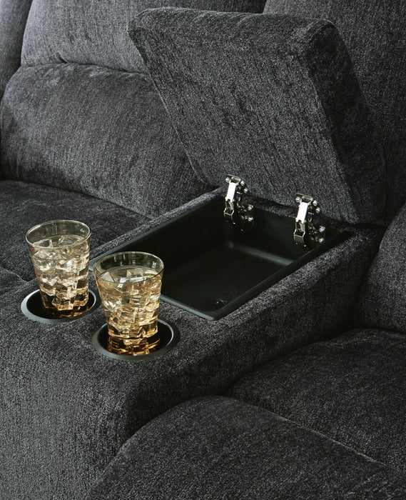 Draycoll Power Reclining Loveseat with Console - US Furniture & Mattress (Waterbury,CT)*