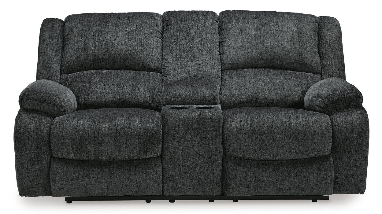 Draycoll Power Reclining Loveseat with Console - US Furniture & Mattress (Waterbury,CT)*