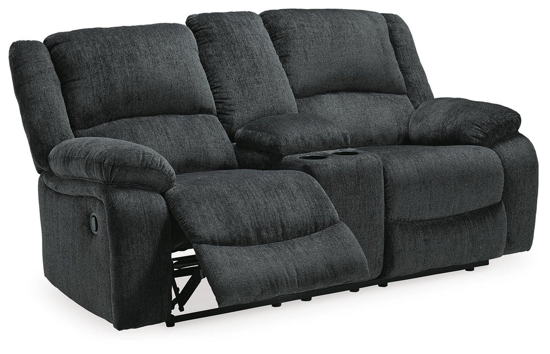 Draycoll Reclining Loveseat with Console - US Furniture & Mattress (Waterbury,CT)*