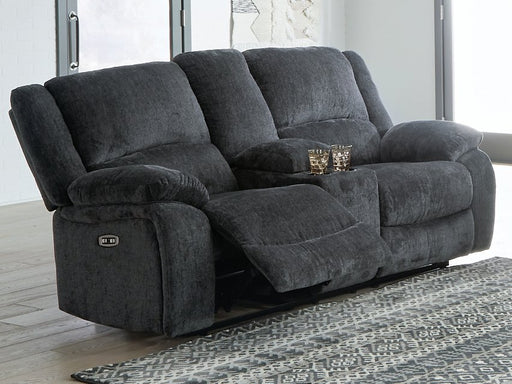 Draycoll Power Reclining Loveseat with Console - US Furniture & Mattress (Waterbury,CT)*
