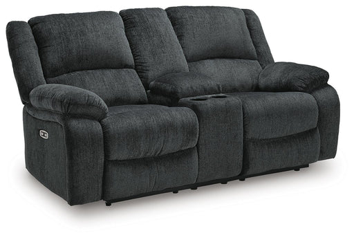 Draycoll Power Reclining Loveseat with Console - US Furniture & Mattress (Waterbury,CT)*