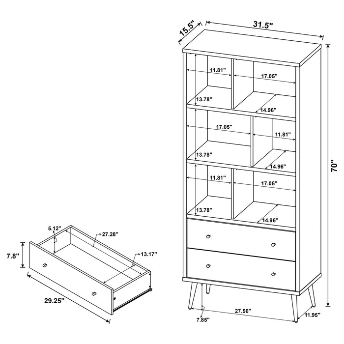 Maeve Bookcase - US Furniture & Mattress (Waterbury,CT)*
