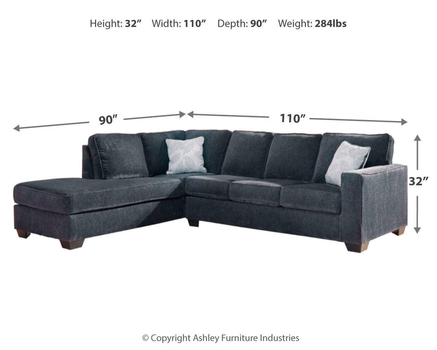 Altari Sleeper Sectional with Chaise - US Furniture & Mattress (Waterbury,CT)*