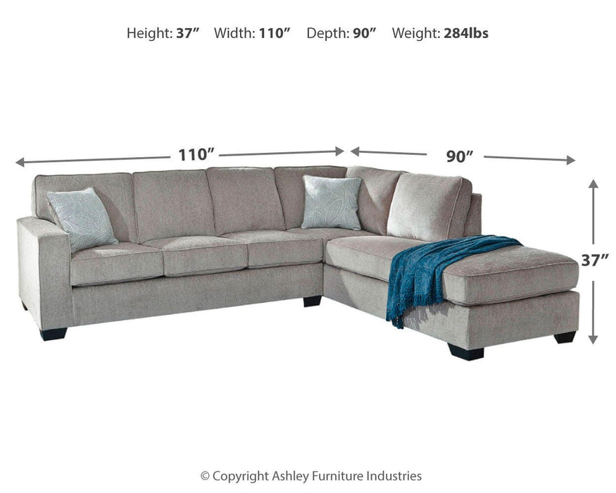 Altari Sleeper Sectional with Chaise - US Furniture & Mattress (Waterbury,CT)*