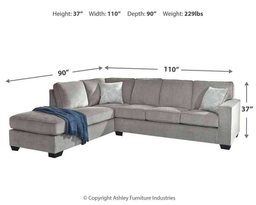 Altari Sectional with Chaise - US Furniture & Mattress (Waterbury,CT)*