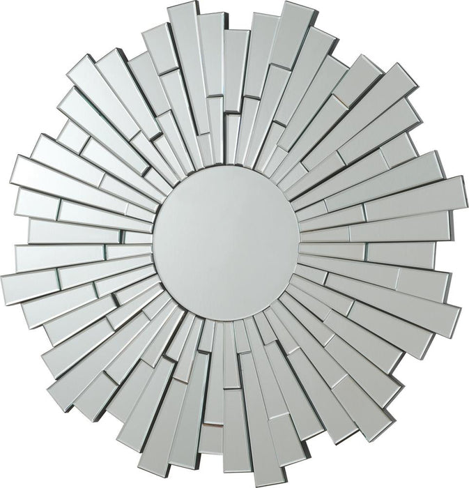 Danika Sunburst Circular Mirror Silver image