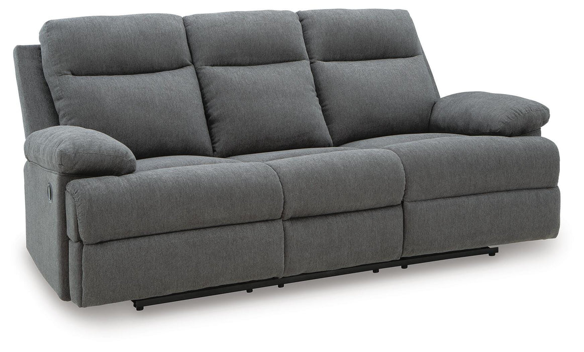 Side-Swipe Reclining Sofa with Drop Down Table - US Furniture & Mattress (Waterbury,CT)*