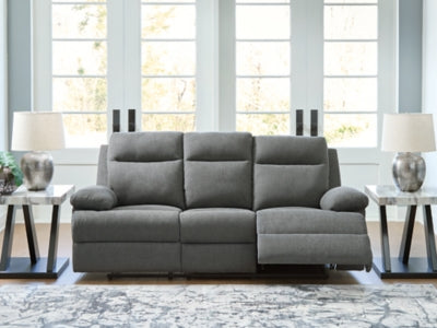 Side-Swipe Reclining Sofa with Drop Down Table - US Furniture & Mattress (Waterbury,CT)*