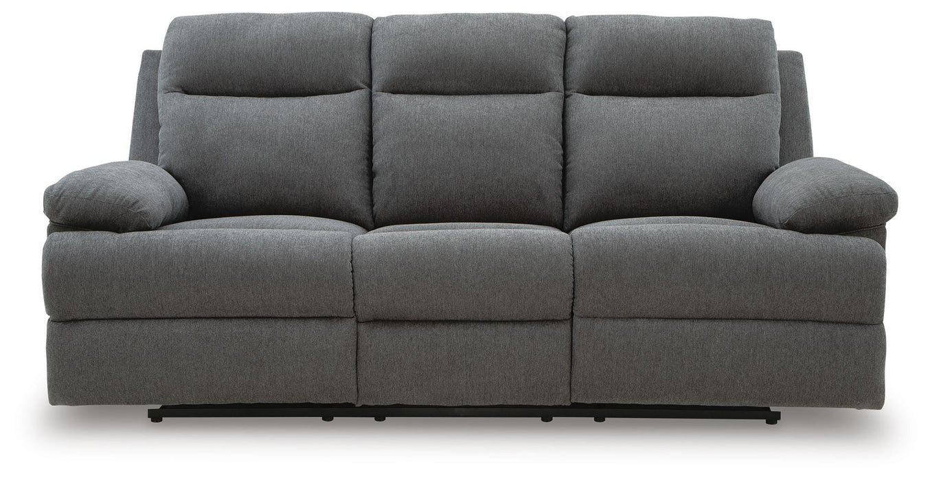 Side-Swipe Reclining Sofa with Drop Down Table - US Furniture & Mattress (Waterbury,CT)*