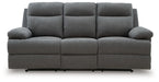 Side-Swipe Reclining Sofa with Drop Down Table - US Furniture & Mattress (Waterbury,CT)*