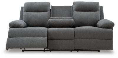 Side-Swipe Reclining Sofa with Drop Down Table - US Furniture & Mattress (Waterbury,CT)*