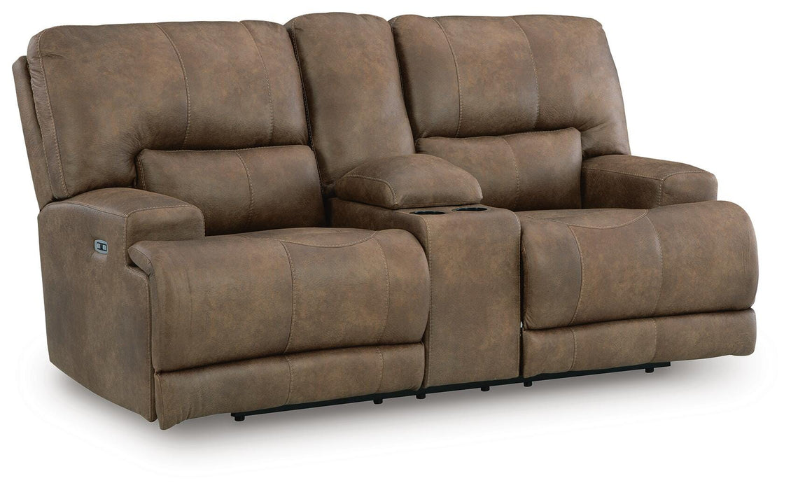 Beckley Place Power Reclining Loveseat with Console - US Furniture & Mattress (Waterbury,CT)*