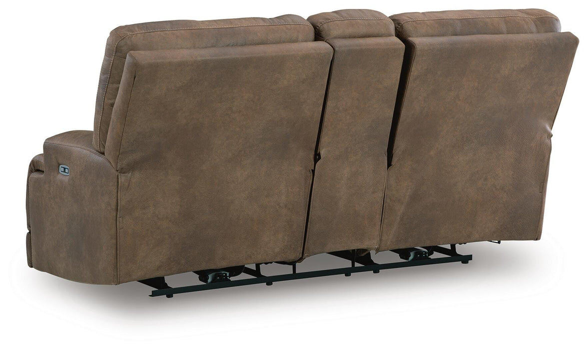 Beckley Place Power Reclining Loveseat with Console - US Furniture & Mattress (Waterbury,CT)*