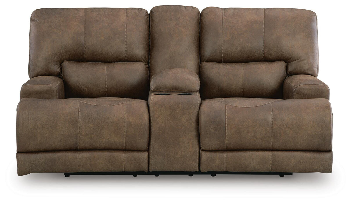 Beckley Place Power Reclining Loveseat with Console - US Furniture & Mattress (Waterbury,CT)*