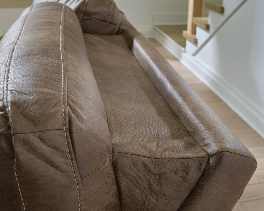 Beckley Place Power Reclining Loveseat with Console - US Furniture & Mattress (Waterbury,CT)*