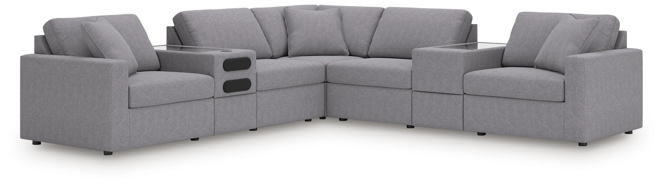 Modmax Balanced Sectional with Audio and Storage Consoles - US Furniture & Mattress (Waterbury,CT)*