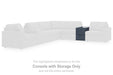 Modmax Balanced Sectional with Audio and Storage Consoles - US Furniture & Mattress (Waterbury,CT)*